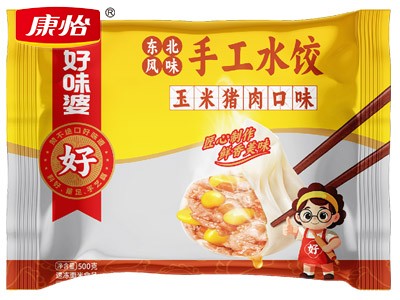 手工水饺玉米猪肉口味